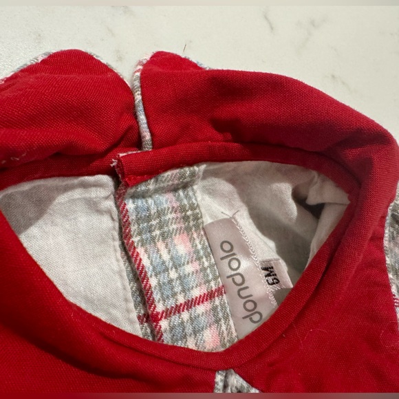 Dondolo Smocked Holiday Baby Boy Bubble - Picture 3 of 10